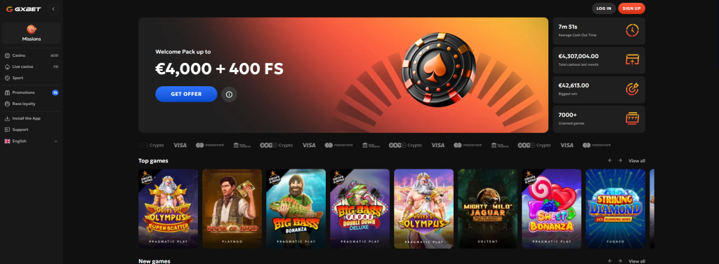 ¿Cuál es el mejor casino online? GxBet